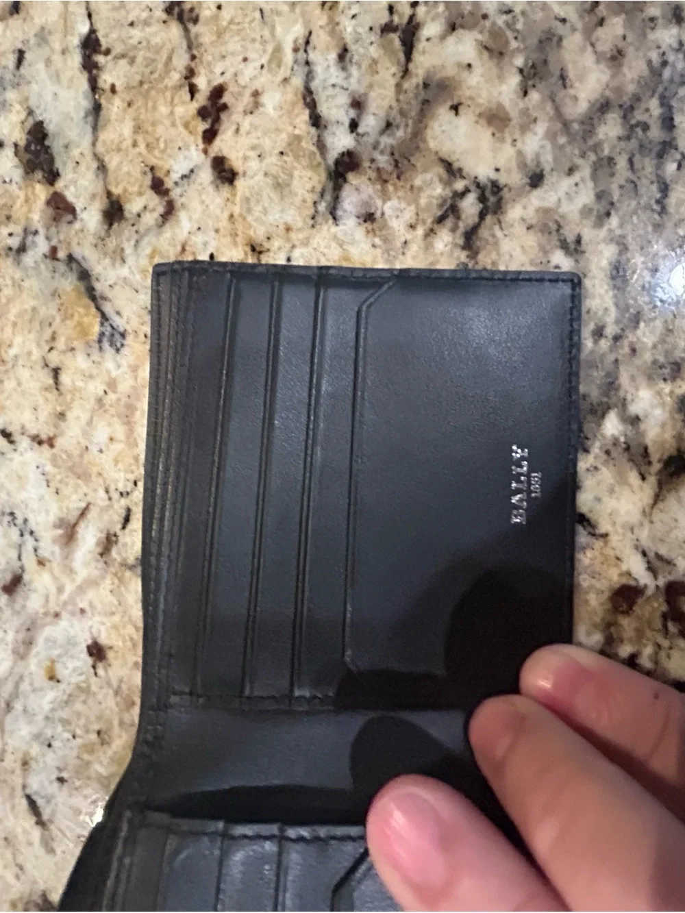 Bally Signature Brown Bifold Wallet
